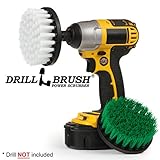 Alle Drillbrush Produkte haben einen 90 Tage keine Fragen Geld-zurück-Garantie gefragt. Wenn Sie nicht völlig mit unserem Produkt zufrieden sind, werden wir eine volle Rückerstattung oder einen Ersatz auf Wunsch des Käufers versenden. Akku-Bohrschrauber NICHT inbegriffen