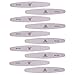 MAKARTT 10pcs/pack Zebra Nail Files Washable Double Sided Emery Board 240/240 Grit Nail Buffering Files