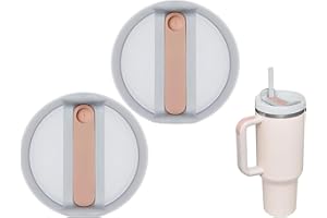 GOXEON 2 Stück 40oz Tumbler Deckel Ersatz für Stanley Cup, Ersatz Spill Proof Splash Resistant Tumbler Deckel wiederverwendbare für Stanley und mehr Kaffeebecher