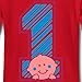 It's my first birthday Baby Long Sleeve T-Shirt by Spreadshirt®??, 6-12 months, red