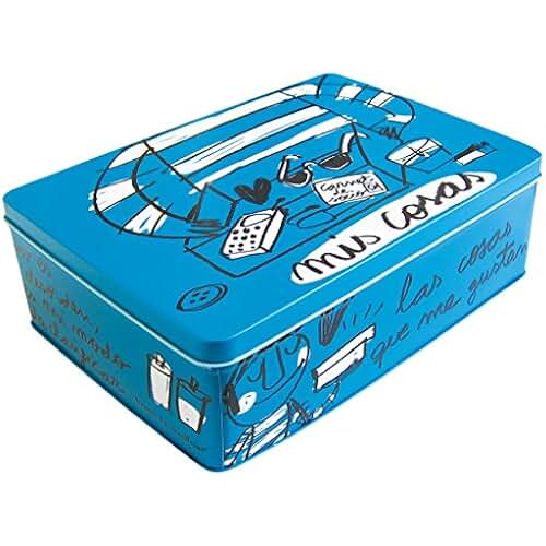 Amazon.es: cajas metalicas almacenaje