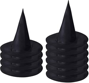 10 Piezas Sombrero de bruja
