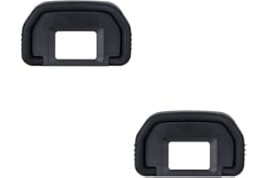 JJC Conchiglia Oculare per Fotocamere Canon EOS 6D, 6D Mark II, 5D, 5D Mark II, 80D, 70D, 60D, 50D, 40D, 30D, 20Da, 20D, 10D, D60, D30, A2E, A2 Sostituisce Canon Eb. (2 Pezzo)