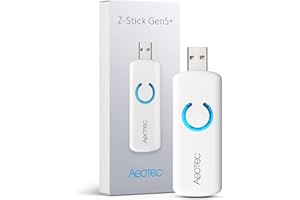 Aeotec Z-Stick Gen5 | USB Stick mit eingebauter Batterie | Z-Wave Plus | Smart Home | Kompatibel mit Raspberry Pi 4 oder älteren Versionen [Video Game]
