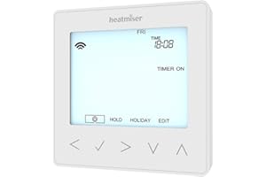 THE FLOOR HEATING WAREHOUSE Heatmiser NeoStat-HW V2 - Hot Water Programmer - Glacier White