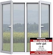 EASYmaxx Fliegengitter für Fenster „Magic Click“ | Zuschneidbar für alle Fenster bis 150 x 130 cm | Praktische