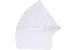 A5 Binder Taschen, Rluobo 12 Stück PVC 6 Löcher Binder Reißverschluss Ordner Wasserdicht Geld Budget Umschläge für Notebook-Planer Einlegeseiten Loseblattbeutel