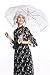 Produktbild DRESS ME UP YS-003W Parasol Spitze Sonnenschirm Barock Rokoko Viktorianisch Biedermeier Weiß Gothic Lolita