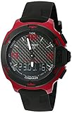 Tissot Herren-Armbanduhr T Racing, Schweizer Quarz, Metall und Silikon, Farbe: Schwarz (Modell: T0814209720700)