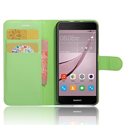 Huawei Nova Hülle,IVSO Hohe Qualität Case Folio Tasche Cover-mit Standfunction, ist für Huawei Nova Smartphone (5,0 Zoll) (Für Huawei Nova, Grün) - 3