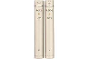 RØDE NT5 Microfono a Condensatore Premium da ½" a Diaframma Piccolo (Coppia Abbinata) per Produzione Musicale e Registrazione di Strumenti