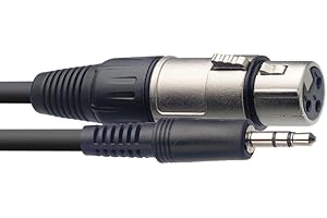 STAGG 1 m/3FT AUDIO min.ST.PLUG-XLRf