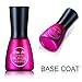 Beau Gel Nails Base Coat 7ml for UV LED Soak off Gel Nail Polish Varnish Manicure Pedicure