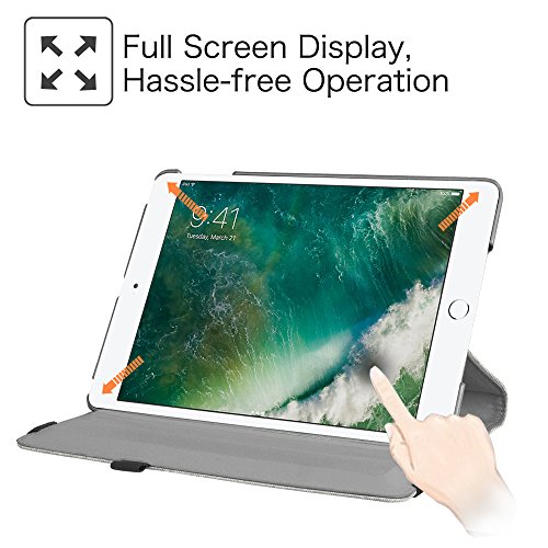 Fintie iPad 9.7 Zoll 2017 / iPad Air Hülle – 360 Grad Rotierend Stand Smart Cover Case Schutzhülle Tasche mit Auto Schlaf / Wach Funktion für Apple iPad 2017 Neue Modell / iPad Air 2013 Modell (Nicht geeignet für iPad Air 2), Denim grau - 6