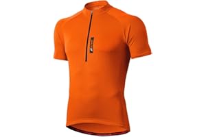FEIXIANG Maillot Cyclisme Homme, Manche Courte Tenue Maillot T-Shirt Cycliste Respirant Séchage Rapid Vélo