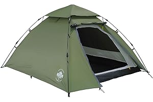 ‎LUMALAND Lumaland Pop Up Camping Zelt | 2-3 Personen Kuppelzelt 215 x 195 x 120 cm| 4 Jahreszeiten Igluzelt | Outdoor Trekking & Festival Wurfzelt | Leicht, Wasserdicht & Robust | Aufbau simpel, schnell