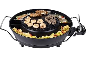 Tristar Koreansk Grill och Hot Pot, 36 cm ⌀, 3 L Kapacitet, 4 Personer, 220 °C