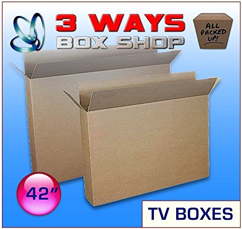 Preisvergleich Produktbild TV-LCD-Plasma-Umzugskarton 107 cm braun