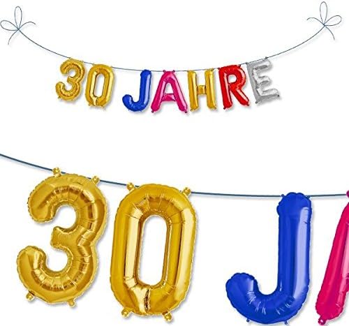 YesBox 'Foil balloon set 30 Years