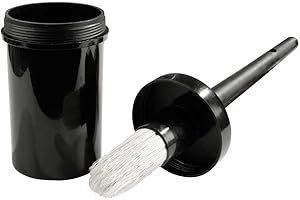 PFIFF 100555 Pinceau à Sabot avec récipient verrouillable Noir