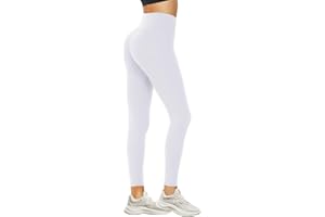 DDOBB Leggings Femme Pantalon de Sport Taille Haute Yoga Jegging Push Up Sportswear Opaque Doux Elastique Cyclisme Pilates