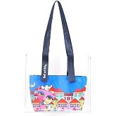 Biggdesign Owl And City Şeffaf Alışveriş ve plaj &ccedil;antası
