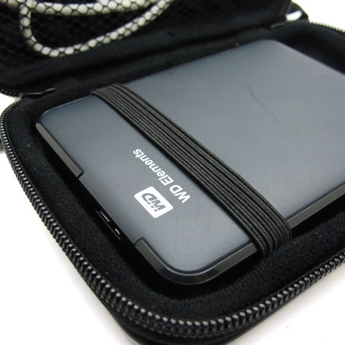 Markstore(TM) 2.5″ Anti-Shock Silver Aluminium Portable Hard Drive Hard Case Protective Storage For Seagate Wireless Plus, WD My Passport Essential for Mac, WD My Passport Ultra Slim, Seagate Backup Plus, Seagate Expansion, Seagate Slim, Toshiba Canvio, Stor.E Plus, WD Elements 2.5″ Portable Hard Drive,LACIE P9220 Porsche Design,Transcend StoreJet HDD Hard Drive - 8