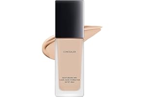 BLIBLUM Lanera Foundation for Women Over 60,Waterproof Full Coverage Foundation for Mature Skin,Lanerna Face Foundations,Soft Matte Oil Control Concealer,Lightweight and Long Lasting Lanera Makeup (Natural)