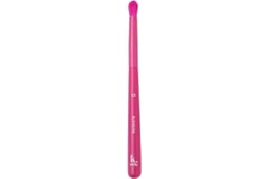 KRASH TOOLS Pincel Ojos 13 DIFUMINADO |MEZCLA Pincel para Difuminar Maquillaje Ojos Sombras Sueltas Prensadas, Pincel de Pelo Sintético y Mango Ergonómico, Tamaño Viaje, Vegano y Cruelty Free - Rosa