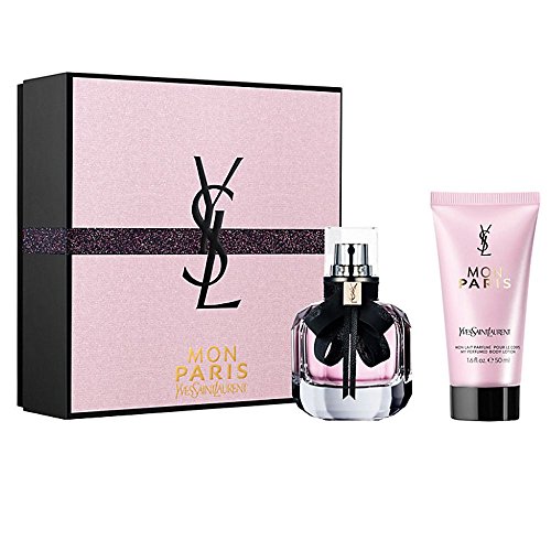 Yves Saint Lauren YSL MON PARIS Christmas 2016 Gift Set : 30ml Eau De Parfum EDP & 50ml Body Lotion