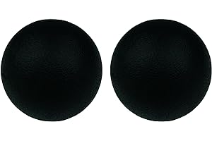 HAPPYSTREAM Hard Lacrosse Massage Ball Pack of 2. Firm Trigger Point Ball for Yoga Physical Therapy Myofascial Release Muscle Relaxer Acupoint Massage