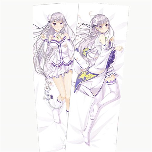 YHS-YO Re:Life In A Different World From Zero Emilia Pillow Case Cosplay