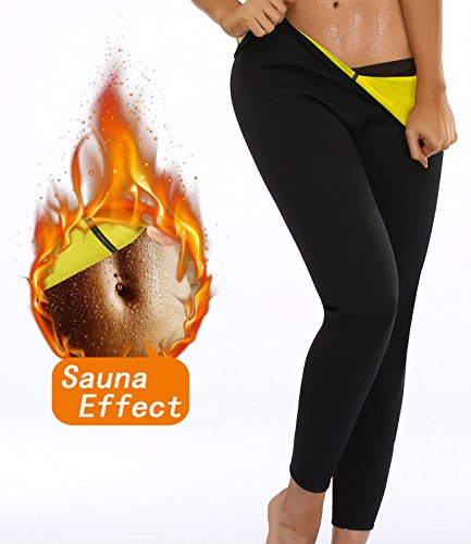SEXYWG Damen Ankle-Länge Abnehmen Lange Hosen Neopren Sweat Sauna Körper Shapers - 2