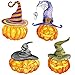 Produktbild Yoillione Halloween Fensterbilder Halloween Kürbis Sticker Deko, Halloween Wandaufkleber Wandtattoo Halloween Wanddeko Badezimmer Schlafzimmer Wohnzimmer Küche für Happy Halloween Party