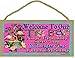 Produktbild Bair89Pulla Schild mit tropischem Flamingo Welcome to Our Tiki Bar Serving Whatever You Bring 12,7 x 25,4 cm