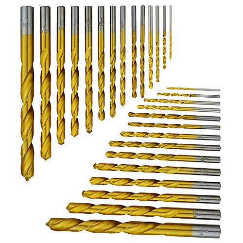HSS Bohrer Set 99tlg, Ishua Titanium Metallbohrer Spiralbohrer Handspiralbohrer 1.5mm – 10mm - 3