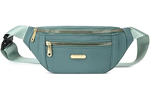 BRINNY Riñonera para Mujer, cinturón de Correr para teléfono móvil, Bandolera, Cinturón de Dinero, riñonera Impermeable con Correa Ajustable para Viajes, Deportes, Correr, Running