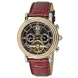 Constantin Durmont Herren-Armbanduhr XL Salinas Analog Automatik Leder CD-SALI-AT-LT-STRG-BK
