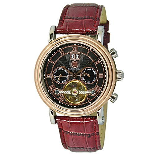 Constantin Durmont Herren-Armbanduhr XL Salinas Analog Automatik Leder CD-SALI-AT-LT-STRG-BK Constantin Durmont Herren-Armbanduhr XL Salinas Analog Automatik Leder CD-SALI-AT-LT-STRG-BK