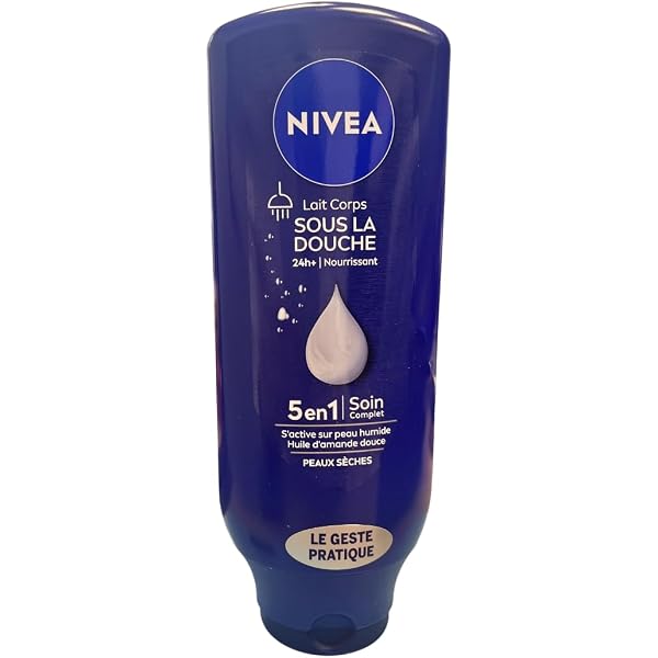 Nivea In-Shower Body Moisturiser Nourishing 250 Ml – Feuchtigkeitscreme Für Trockene Haut Mit Mandelöl, Duschfertig