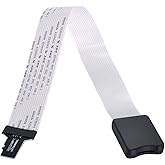 NFHK Micro-SD TF Speicherkarten-Set, Stecker auf TF-Buchse, Verlängerung, weich, flach, FPC-Kabelverlängerung, 25 cm