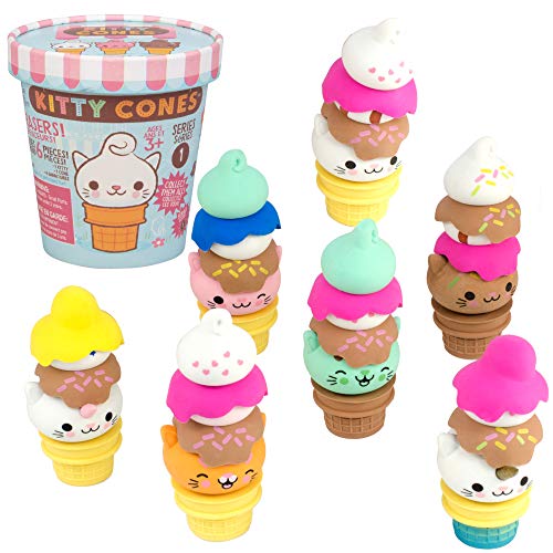 Preisvergleich Produktbild Kitty Cones Eraser Blind Box - One Random