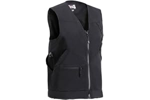 SAMULIY Windproof Dog Training Vest - Multiple Pockets, Sleeveless Jacket for Travel, Hunting, Fishing