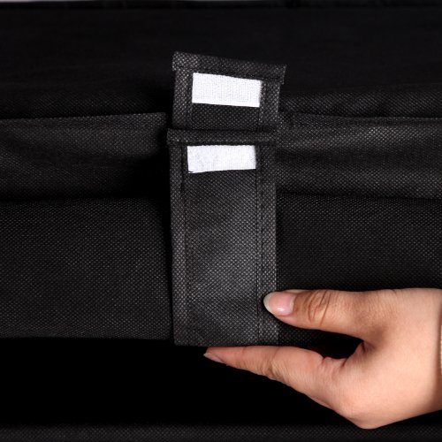 Songmics 7 Schicht staubdichtes Schuhablage Schuhregal Schuhschrank schwarz für ca. 36 paar Schuhe Schuhständer 115 x 110 x 28 cm RXJ12H - 5