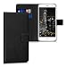 Produktbild kwmobile Hülle für Huawei Nova Plus - Wallet Case Handy Schutzhülle Kunstleder - Handycover Klapphülle mit Kartenfach und Ständer Schwarz