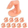 NAILWIND Practice Finger Nail Art Practice Finger Plastic Fake Fingers with Nails for Hand Nail Art Training Display Decoration Tools (10 - Pcs)