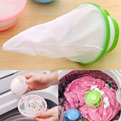Preisvergleich Produktbild YunBest Waschmaschinenzubehör Flocken, Fäden, Haarentferner, Entferner, Kleidung, Reinigung, Ball, Filterbeutel 2 Pcs