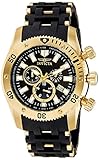 Invicta 0140 Sea Spider Herren Uhr Edelstahl Quarz schwarzen Zifferblat