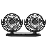 Dual Head Fan, kühlt Fahrer und Beifahrer gleichzeitig ab.