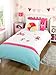 Children Kids Cotton Bedding Fairy Castle Single Bed Embellished Duvet Quilt Cover Bedding Set
